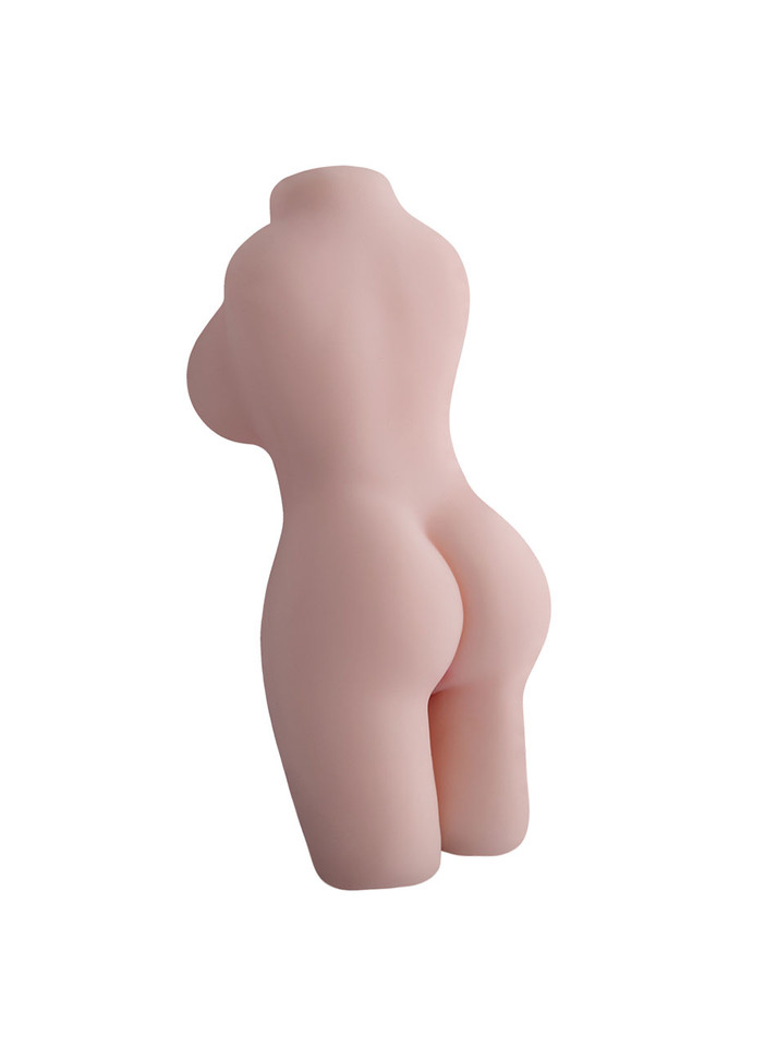 Kat poseable sex doll rear angle showing rounded ass and movable legs