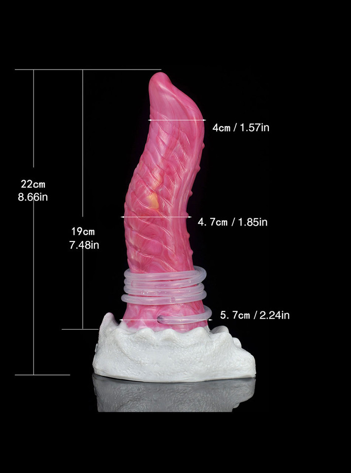 Python Inflatable & Squirt Silicone Dildo