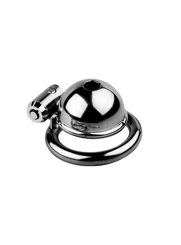 Complete set of the Modern Constraint Chastity Device with various ring sizes.