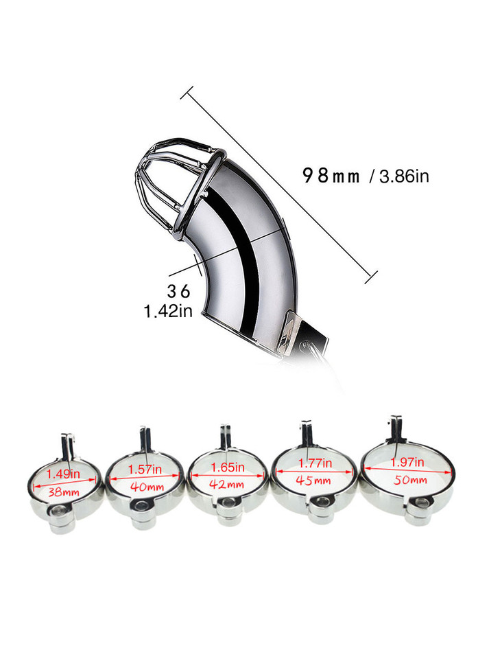 Pipe Allure Chastity Cage With Lock