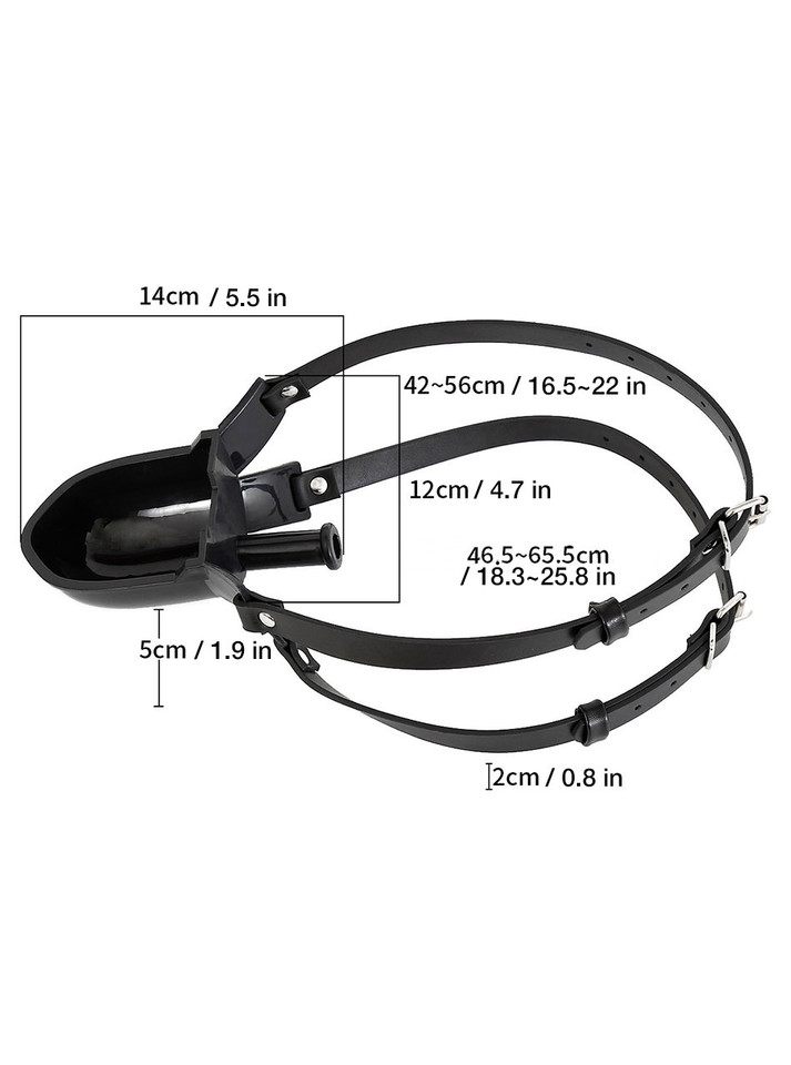 The Lollipop Piss Play Strap-On Tub Gag