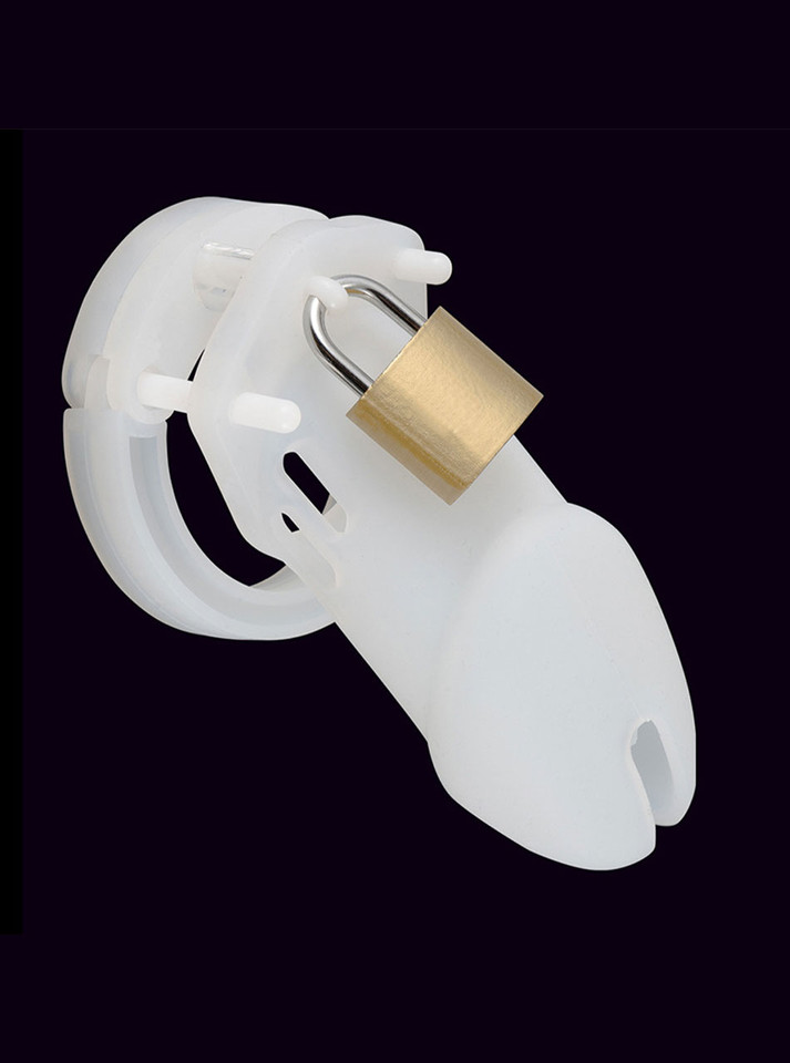 Close-up of The Lollipop Chastity Cage ventilation slots
