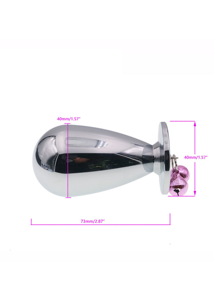 Playful Mushroom Large Butt Plug with Leash