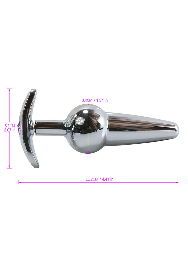 The Lollipop Metal Sphere Anchor Butt Plug