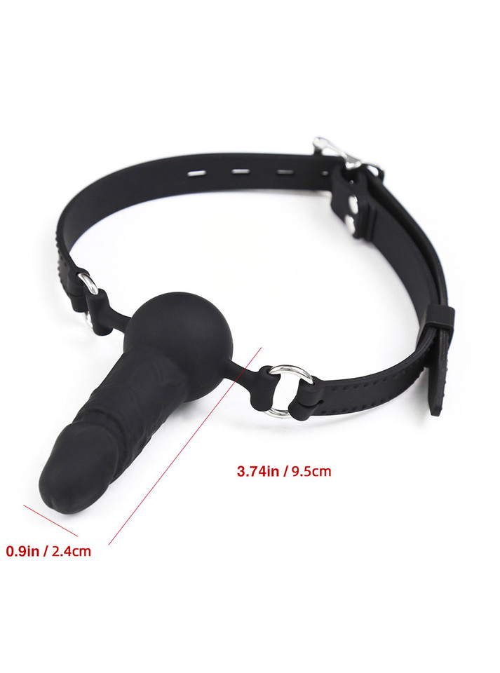 The Silence Seducer Silicone Penis Gag