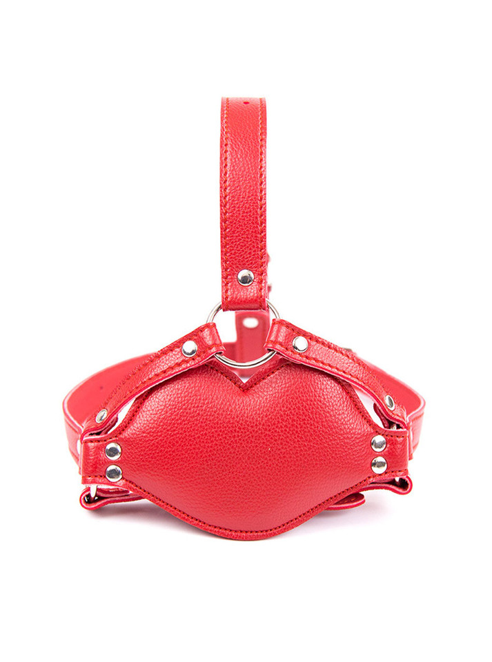 Adjustable Mouth Shaped Penis Gag with Harness