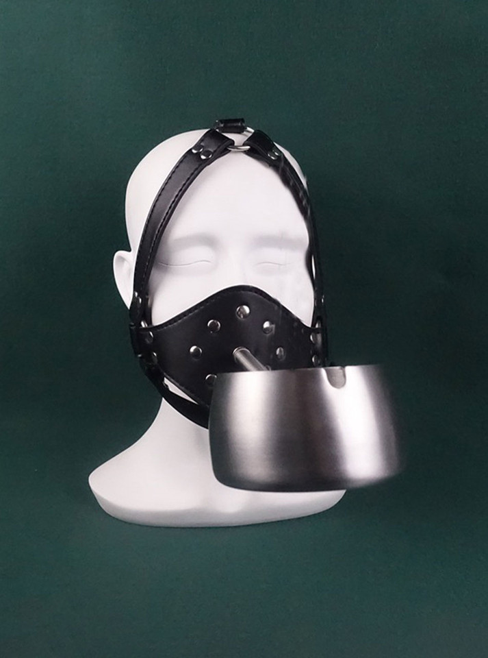 Human Ashtray Penis Gag Harness