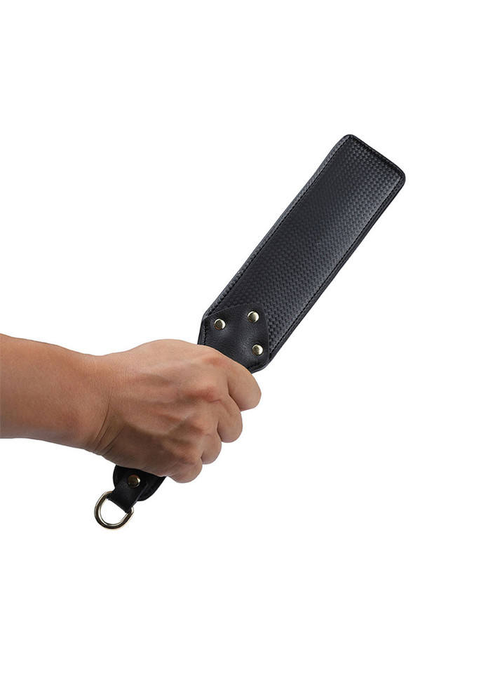 Carbon Fiber Pattern Vegan Leather Paddle