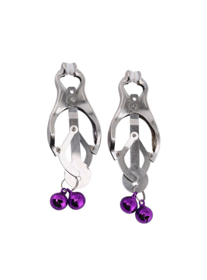 Teasing Touch Clover Nipple Clamps with Bells
