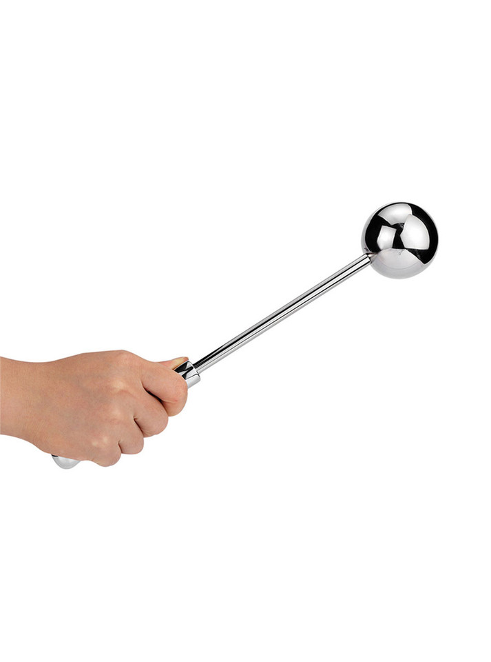 Stainless Steel Puncher/Stretcher demonstrating ergonomic grip.