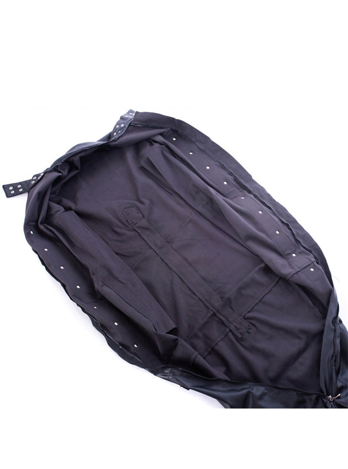 Interior view of the sleep sack, showcasing the internal arm pockets for secure restraint.