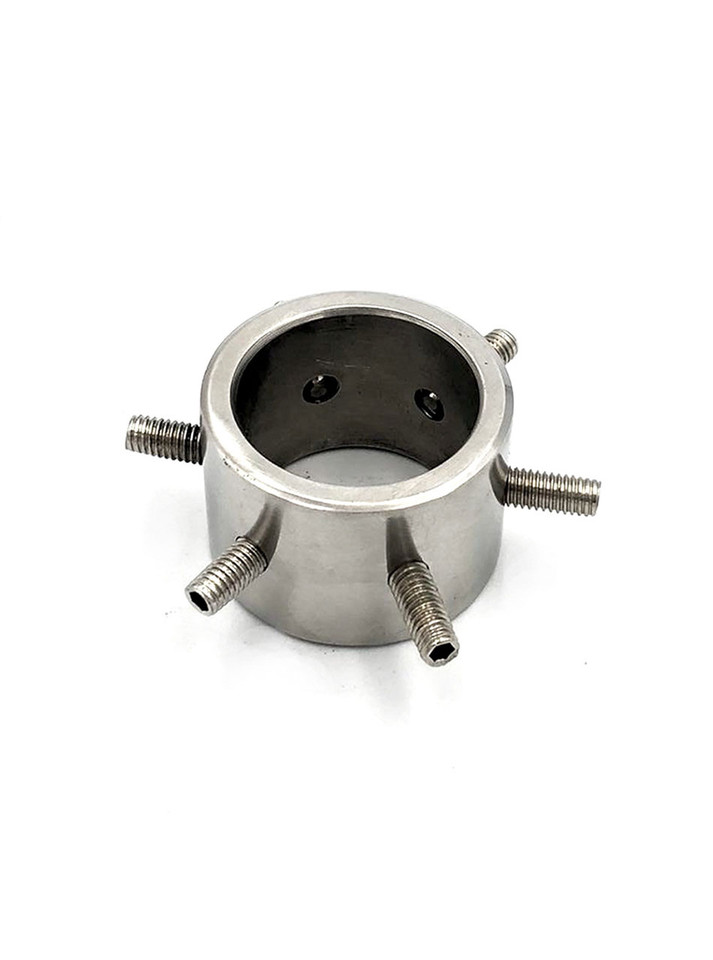 Stainless Steel Ball Crusher with adjustable screws for intense CBT play.