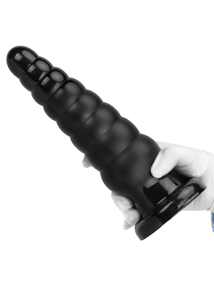 Giant Ribbed Monster Anal Plug