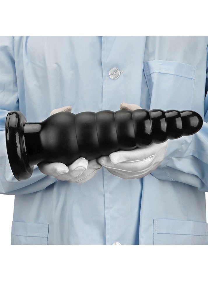 Giant Ribbed Monster Anal Plug