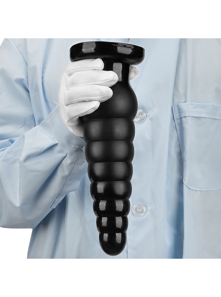 Giant Ribbed Monster Anal Plug