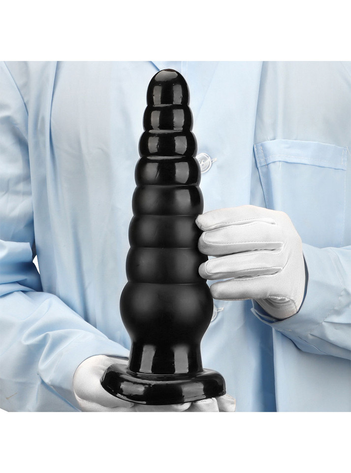 Giant Ribbed Monster Anal Plug