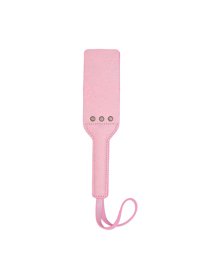 Pink Leather Double-Layer Paddle
