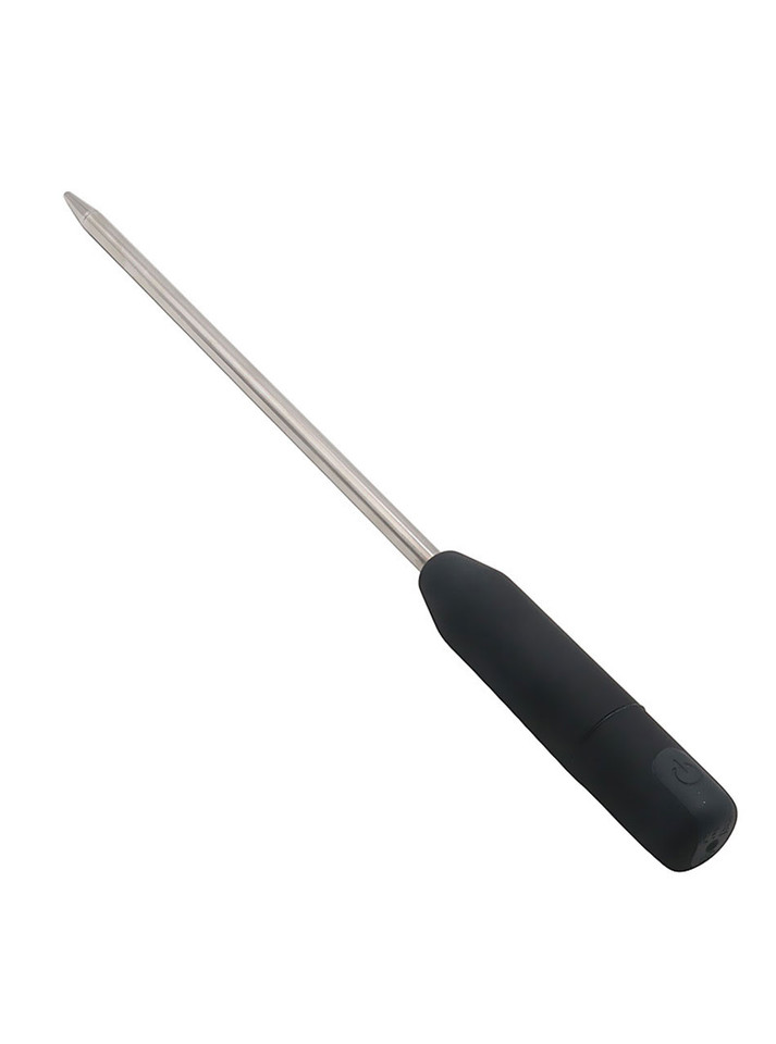 Vibrating urethral sound featuring a 12-frequency mode and smooth shaft.