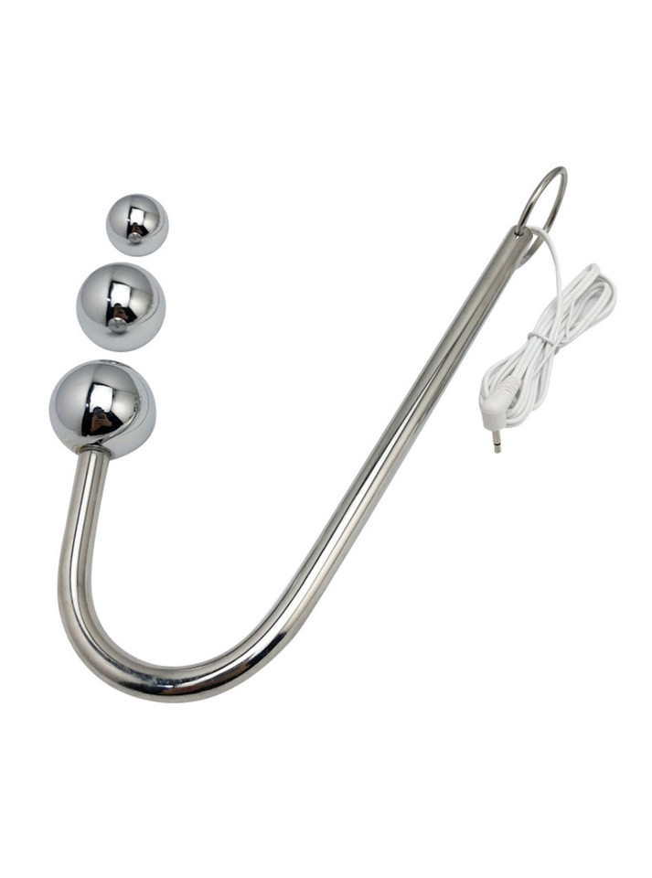 E-Stim Anal Hook with Ball Head