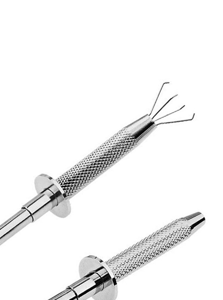 Stainless Steel Nipple & Clit Claws with Chain & Bells