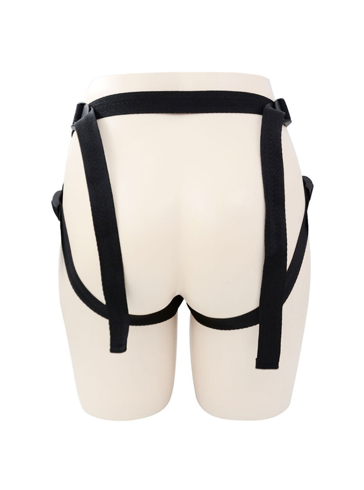 Adjustable buckle harness design with O-ring detail