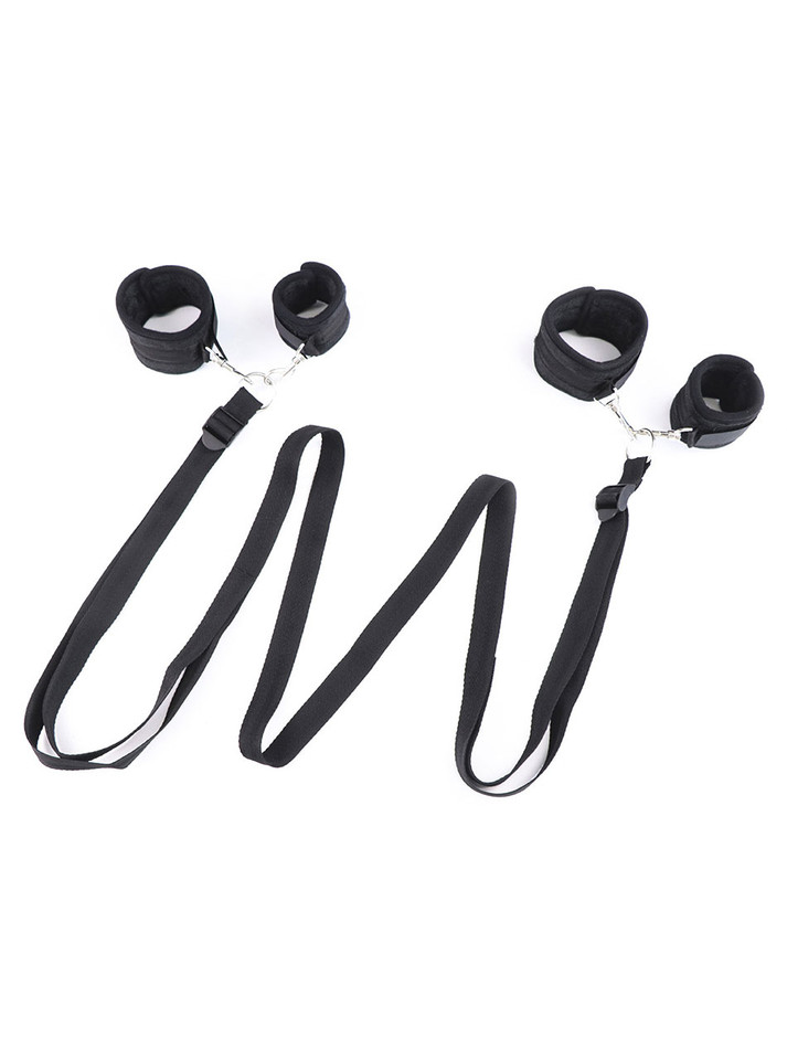 Full kit laid flat including 4 cuffs and connecting straps