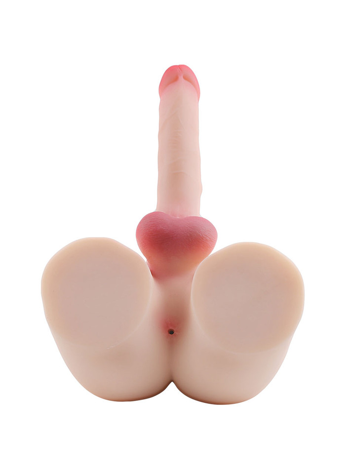 Close-up of stretched anal canal with visible inner texture