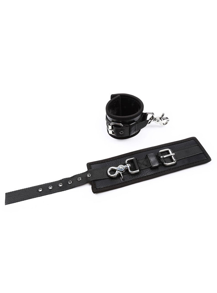 One cuff rolled, one laid flat to highlight both form and structure of the set