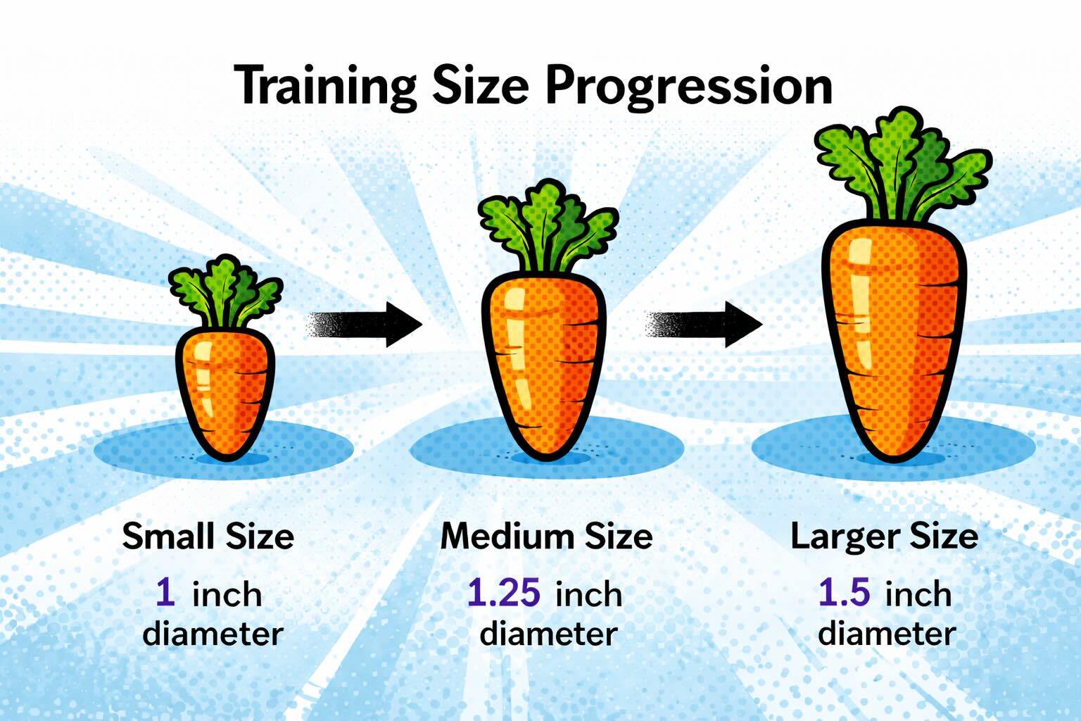 beginner butt plug size comparison chart