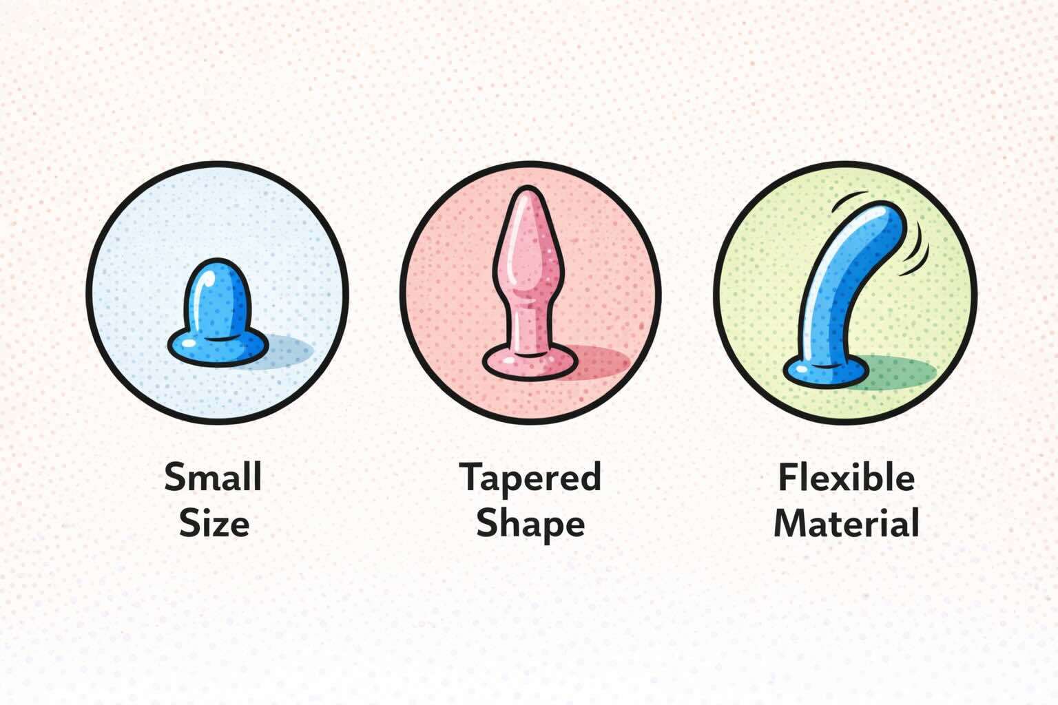 anal toys for beginners small butt plugs and training sets