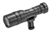 Surefire, M340C Scout Pro Flashlight, LED, 500 Lumens, Black Finish, 1913 Picatinny Mount installed, MLOK Mount included, Z68 On/Off Tailcap