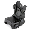 Leapers, Inc. - UTG, Sight, Flip-Up Rear Sight, Low Profile, Fits Picatinny, with Dual Aiming Aperture, Black Finish