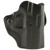 DeSantis Gunhide, 0Mini Scabbard Belt Holster, Fits Sig P365, Right Hand, Black Leather