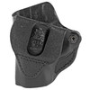 DeSantis Gunhide, Mini Scabbard Belt Holster, Fits S&W Shield Right, Hand, Black Leather