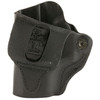 DeSantis Gunhide, Mini Scabbard Belt Holster, Fits Glock 43/43X, Right Hand, Black Leather