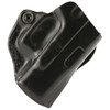 DeSantis Gunhide, Mini Scabbard Belt Holster, Fits Glock 26/27/33, Right Hand, Black Leather
