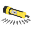 Wheeler, Fat Wrench Tool, Adjustable Torque, Settings from 5-60lbs, 10 Bit Set, Black/Yellow