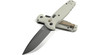 Benchmade 4300BK-03 CLA AUTO Folding Knife 3.4" CPM-MagnaCut Black DLC Battlewash Plain Blade, Ivory G10 Handles