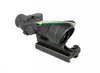 Trijicon, ACOG, 4x32, Green Dual Illuminated, .223 Chevron Reticle, With TA51 Mount