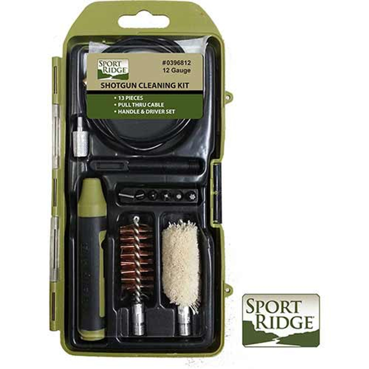 12 Gauge 13pc Shotgun Cleaning Kit, Hard Case {