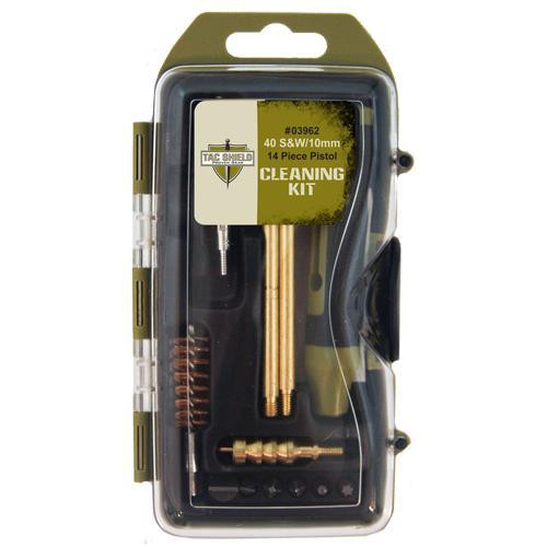 14 pc Pistol Cleaning Kit with Case, .40SW/10MM {