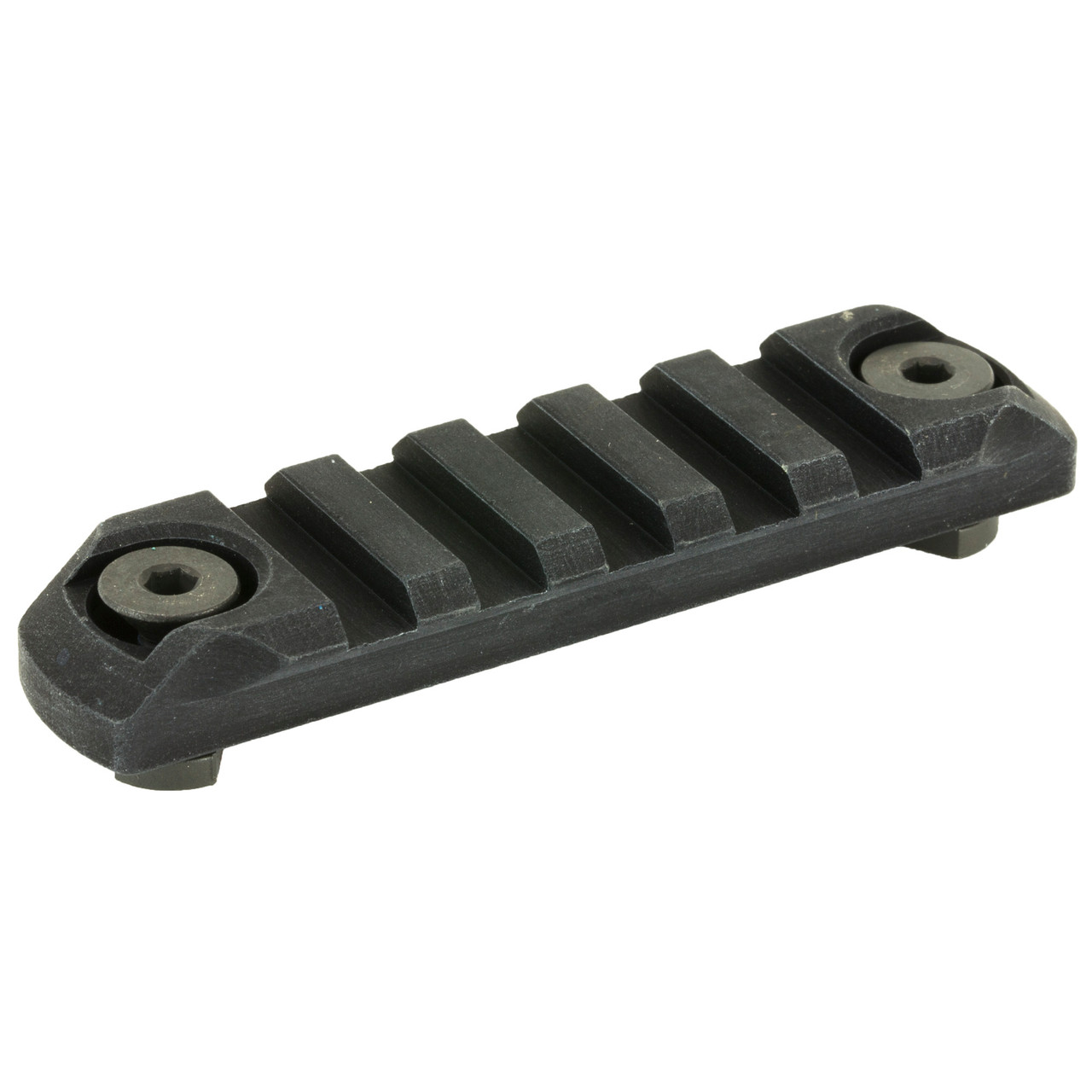 3" Aluminum Picatinny Rail Section, MLOK Compatible, Black