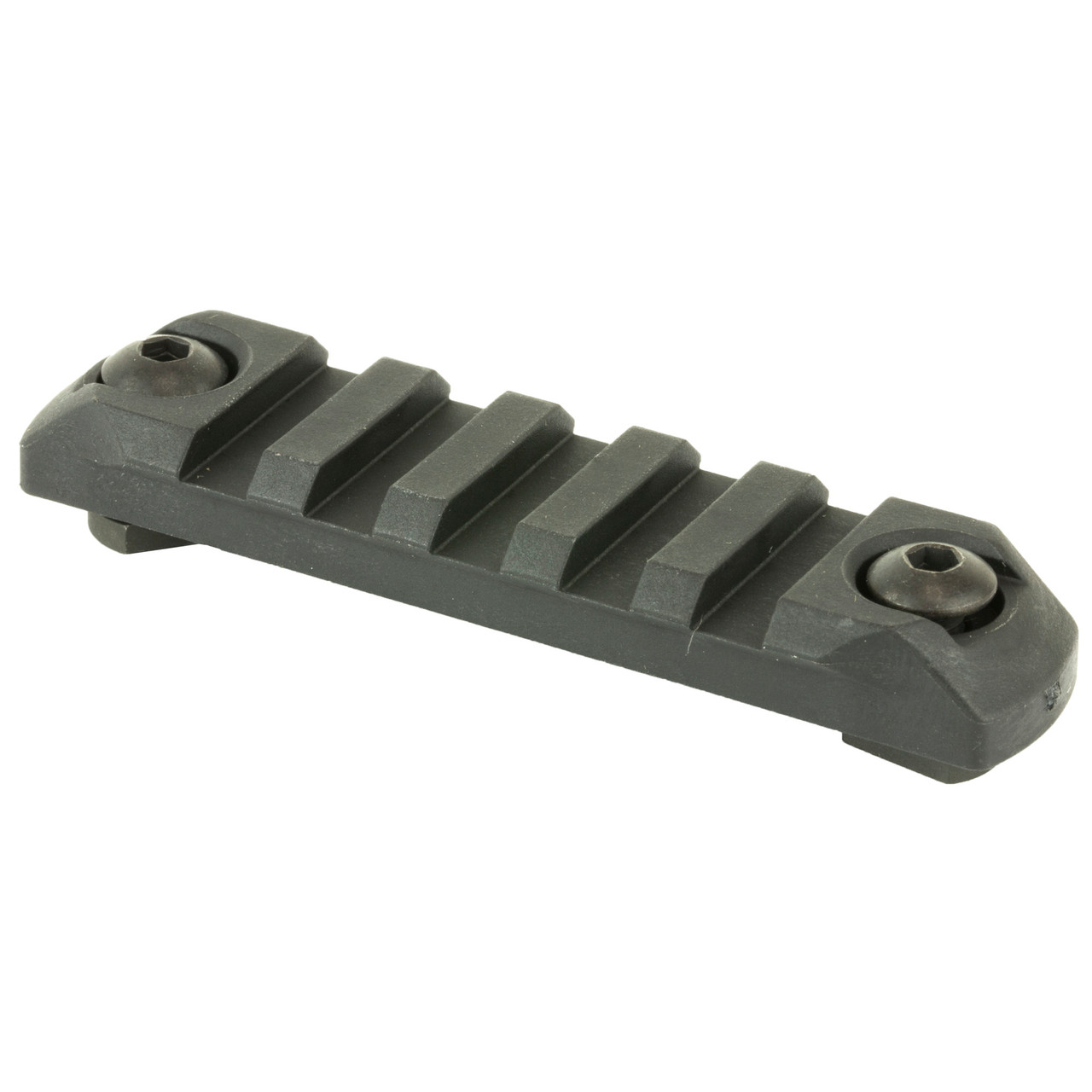 3" Polymer Picatinny Rail Section, MLOK Compatible, Black