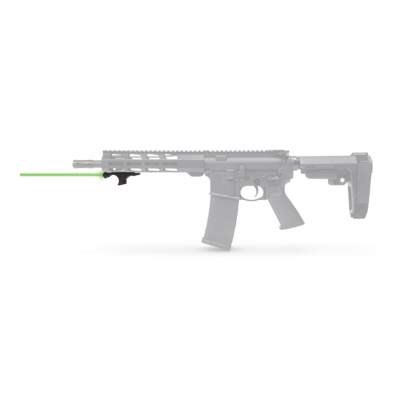 Viridian HS1 Red Laser AR Handstop Black w/ Picatinny Adapter