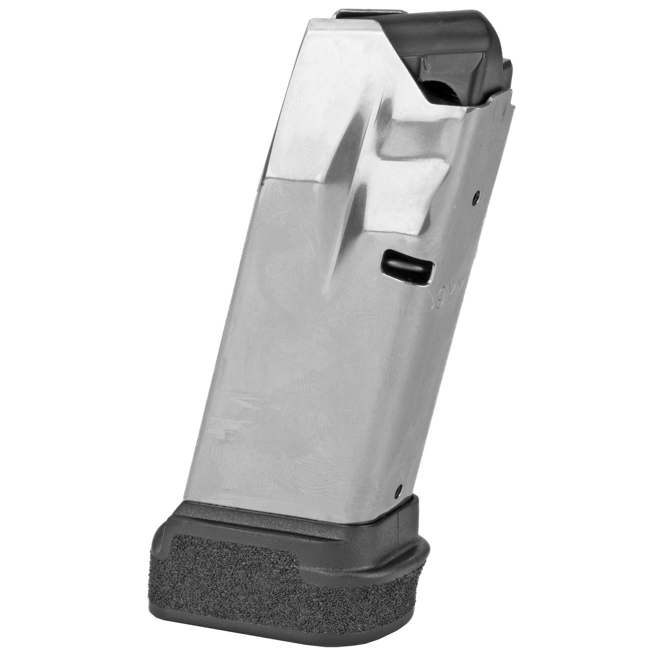 Springfield, Magazine, 9MM, 13 Rounds, Fits Hellcat, with Black Base, Stainless, Silver