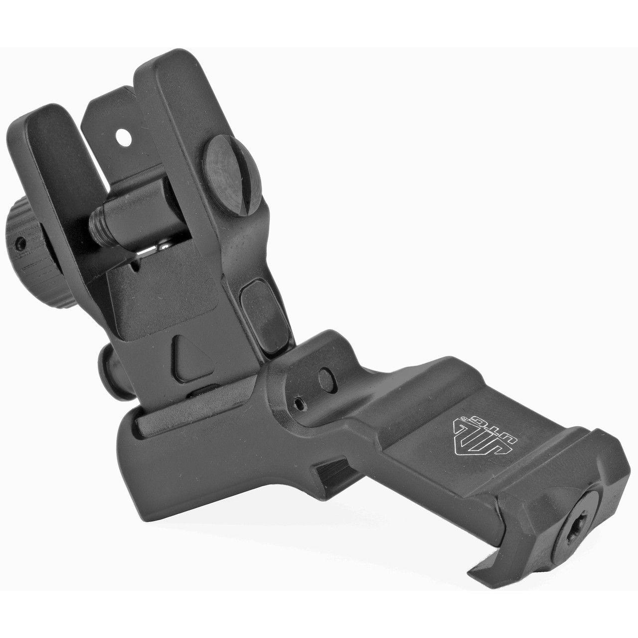 Leapers, Inc. - UTG, Accu-Sync, AR15 45 Degree Offset Flip-up Rear Sight, Black