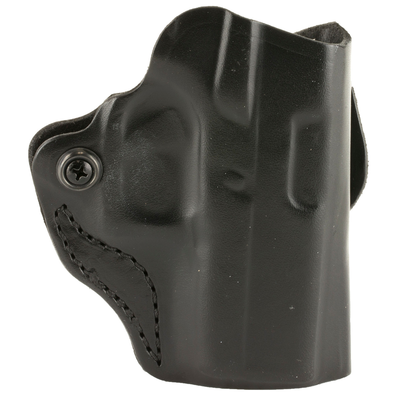 DeSantis Gunhide, 0Mini Scabbard Belt Holster, Fits Sig P365, Right Hand, Black Leather