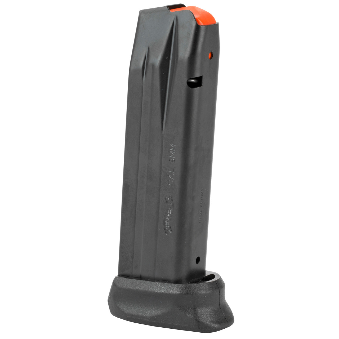 Walther, Magazine, 9MM, 17Rd, Fits PPQ M1/P99, with Finger Extension, Anti-Friction Coating, Black