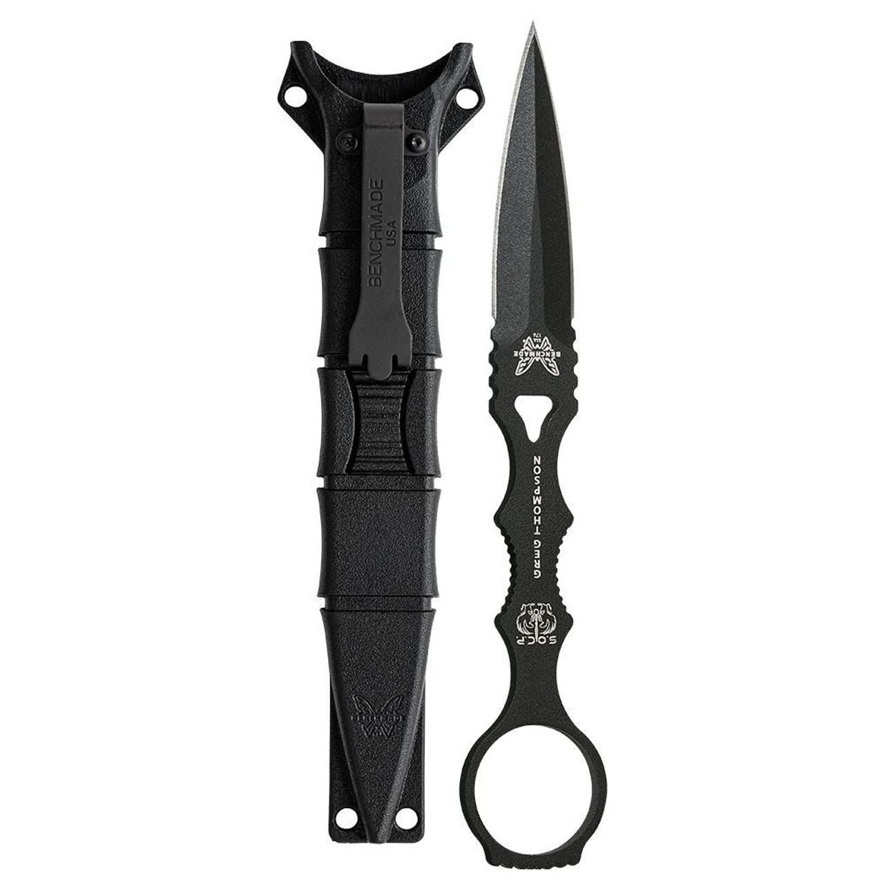 Benchmade SOCP Dagger 3.22" Black Blade, Black Sheath - 176BK