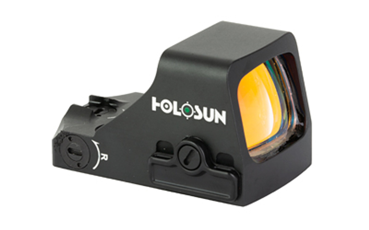 Holosun Technologies, 407K-X2 Green Dot, Black Color, Side Battery, 6 MOA Dot